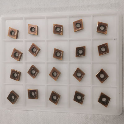 Tunring Coated CNGA PCBN Inserts For Hardened Steel Machining
